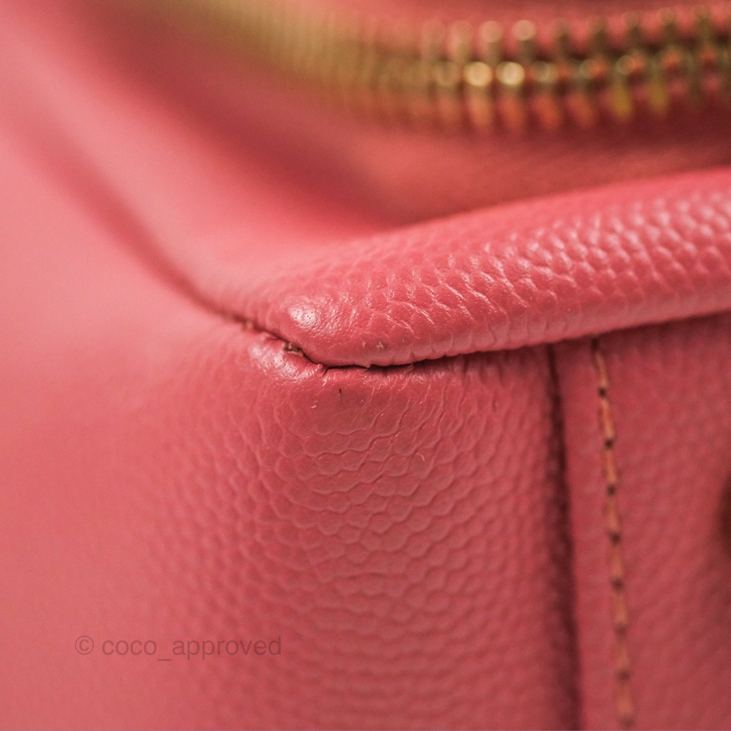 Chanel Quilted Medium Business Affinity Flap Pink Caviar Gold Hardware
