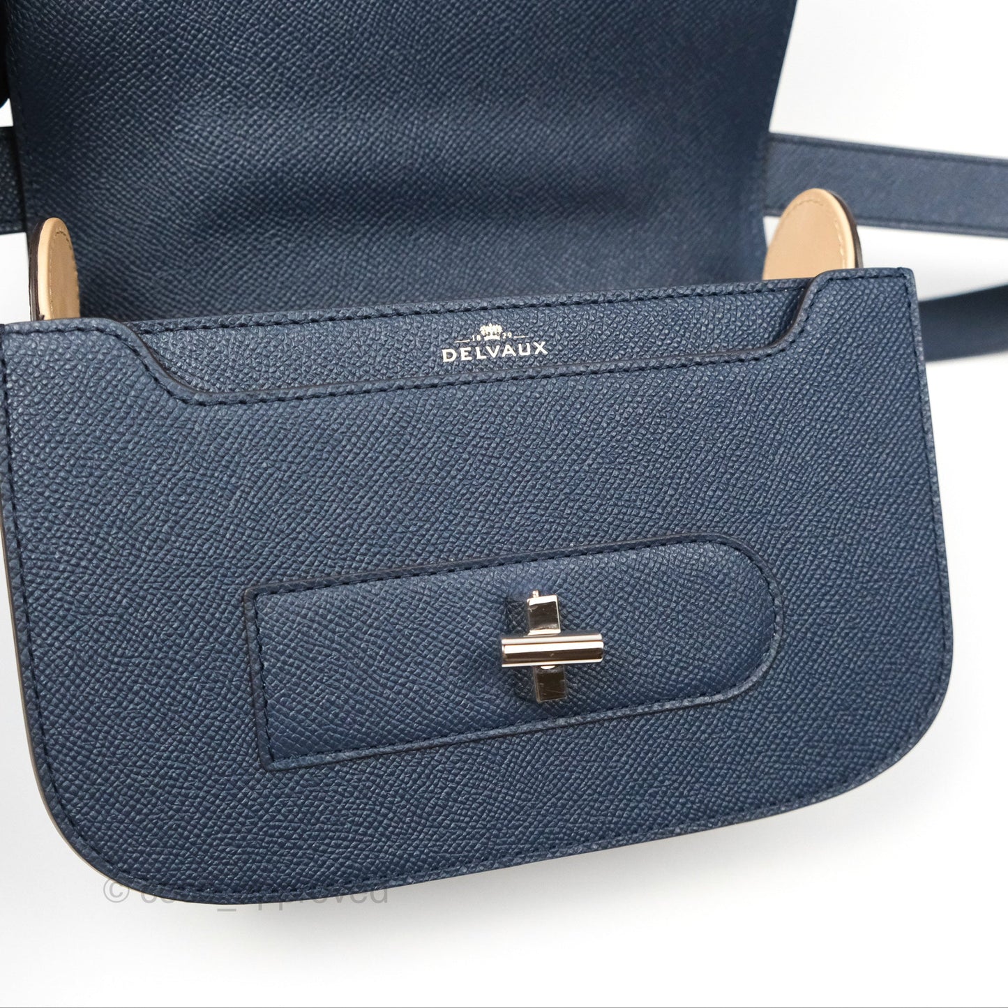 Delvaux Lingot Bag Night Sky Alpina Calfskin