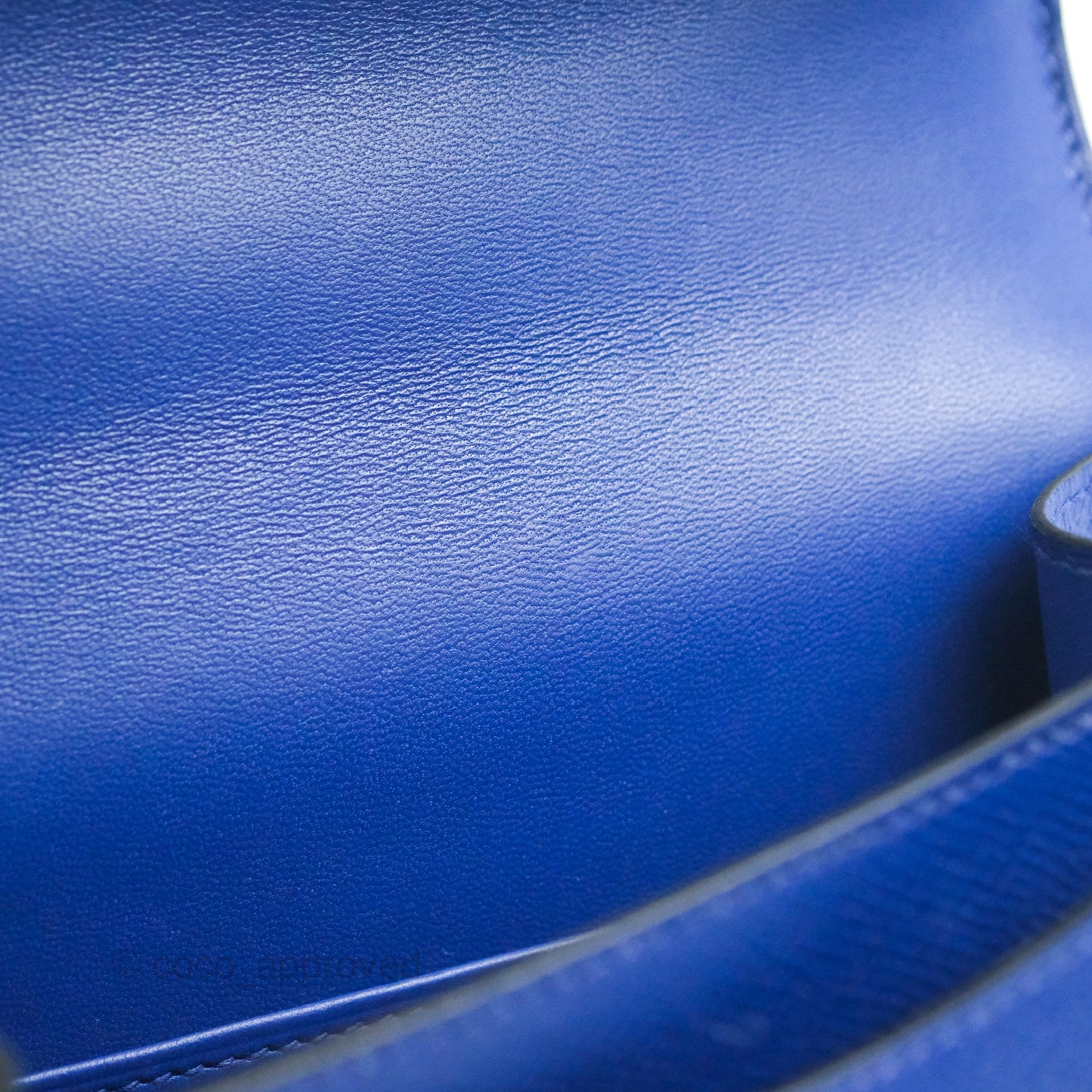 Hermès Constance Mini 18cm Bleu Electric Epsom Gold Hardware