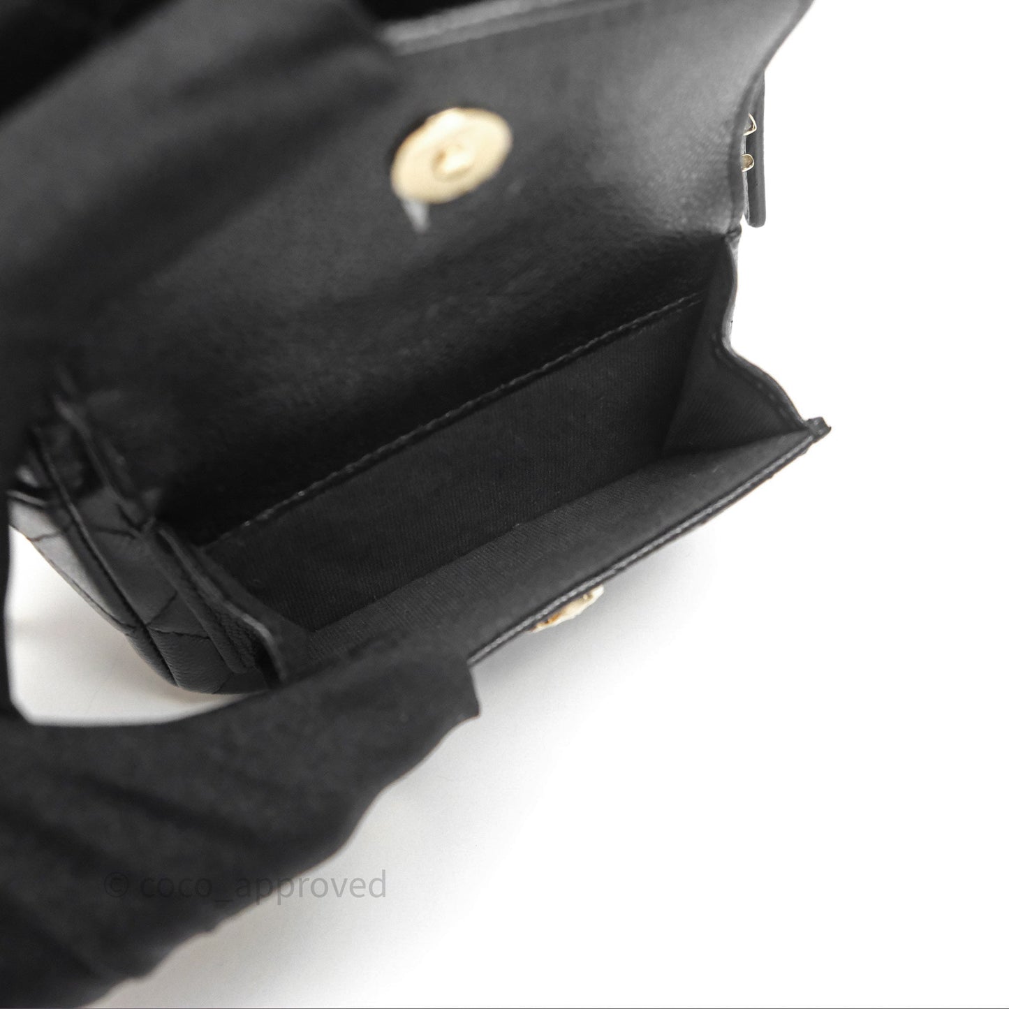 Chanel Classic Mini Backpack Black Caviar Gold Hardware