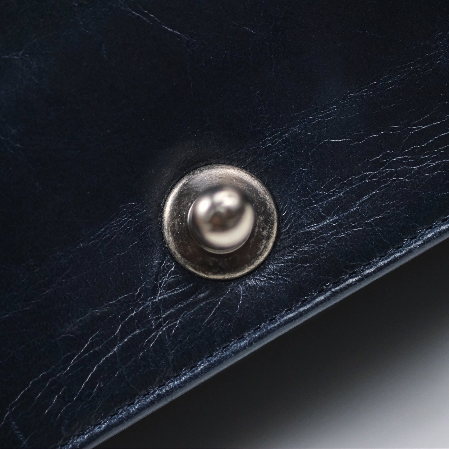 Chanel Medium Chain Edge Boy Quilted Navy Aged Glazed Calfskin Ruthenium Hardware