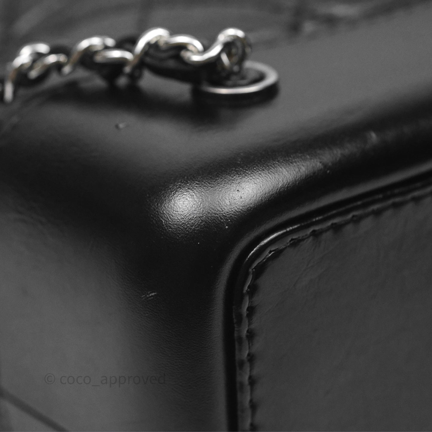 Chanel Small Gabrielle Backpack Black Aged Calfskin