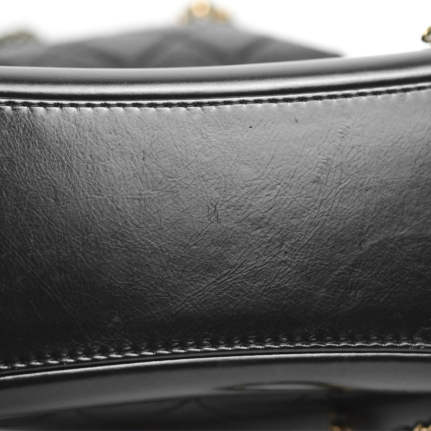 Chanel Medium Gabrielle Backpack Black Aged Calfskin