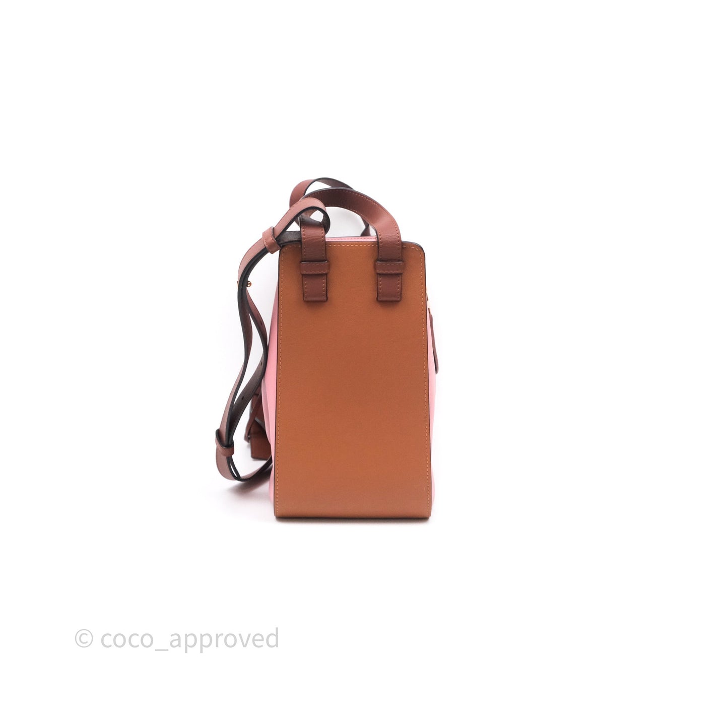 Loewe Small Hammock Shoulder Bag Pink Tan