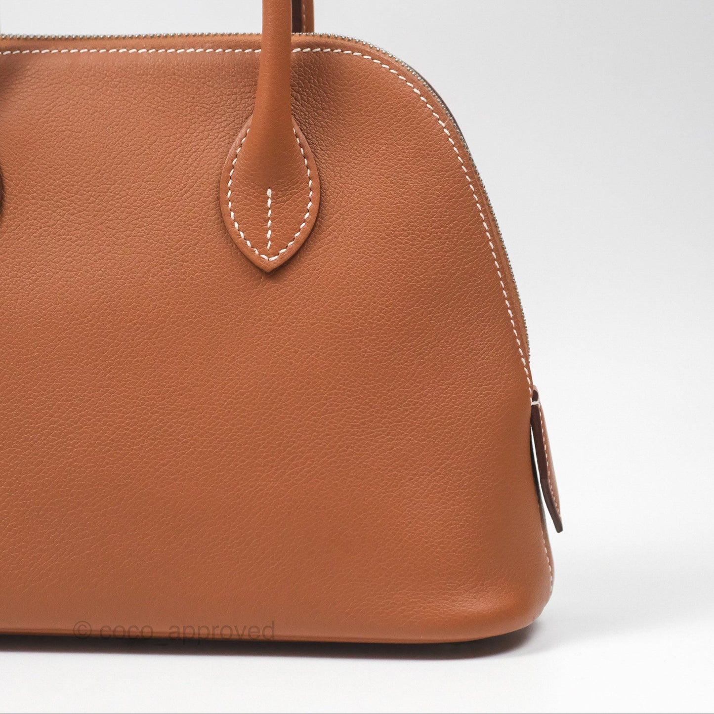 Hermès Bolide 1923 25 Gold 37 Evercolor Palladium Hardware
