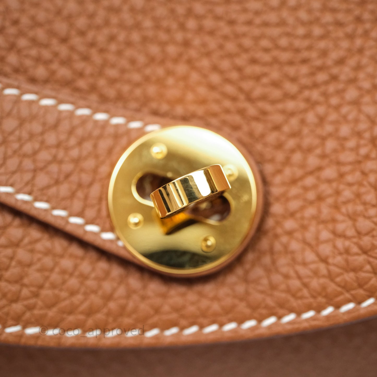 Hermès Lindy 30 Gold 37 Clemence Gold Hardware