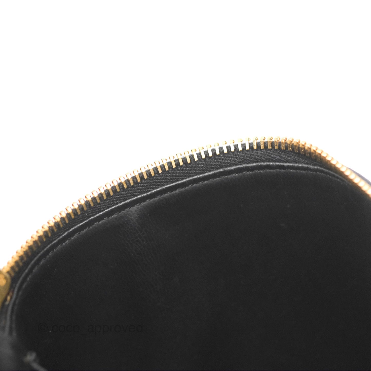 Chanel Vintage Vanity Case Black Caviar Gold Hardware