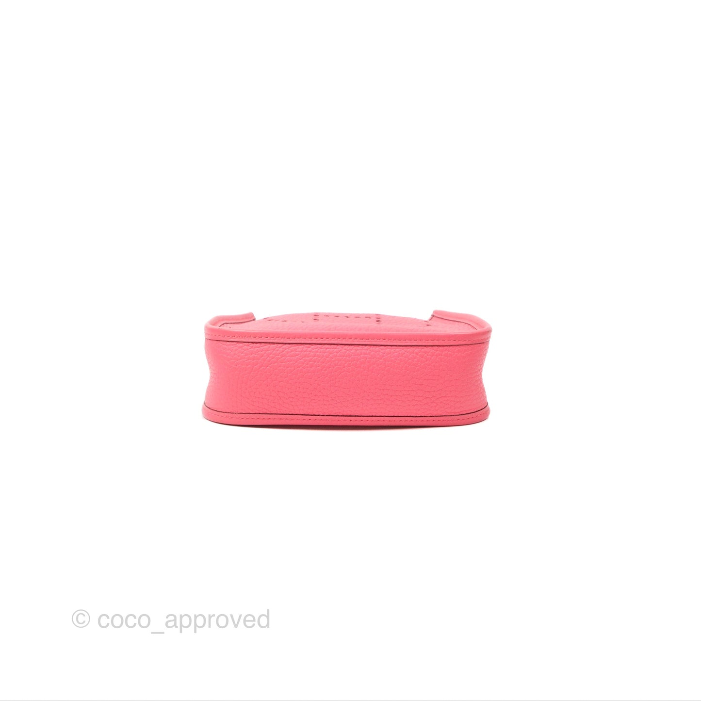 Hermès Mini Evelyne 16 Rose Azalee Clemence Palladium Hardware