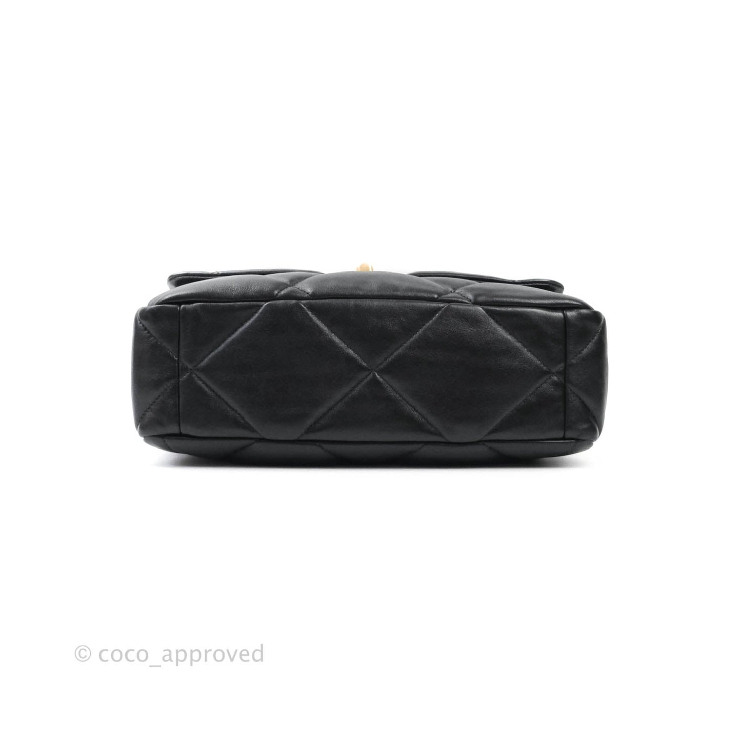 Chanel 19 Medium Black Mixed Hardware Goatskin