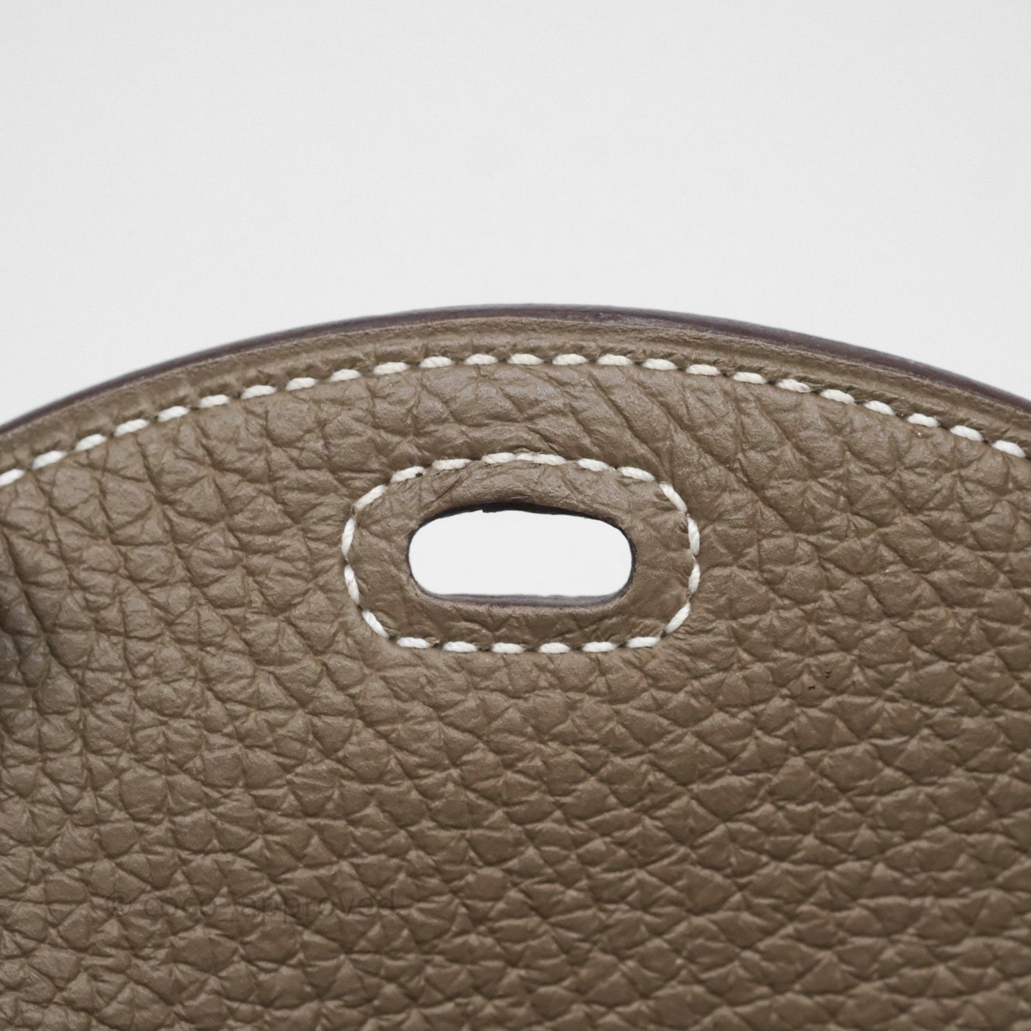 Hermès Mini Lindy 20 Etoupe 18 Clemence Palladium Hardware