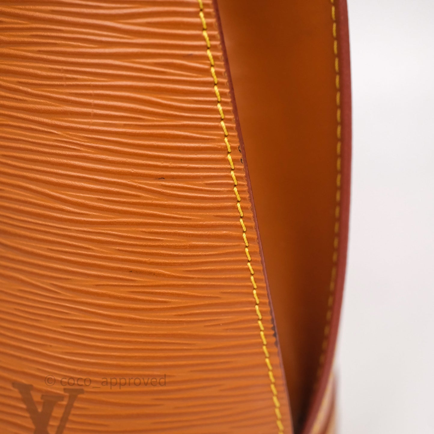 Louis Vuitton Cluny Shoulder Bag Brown Epi