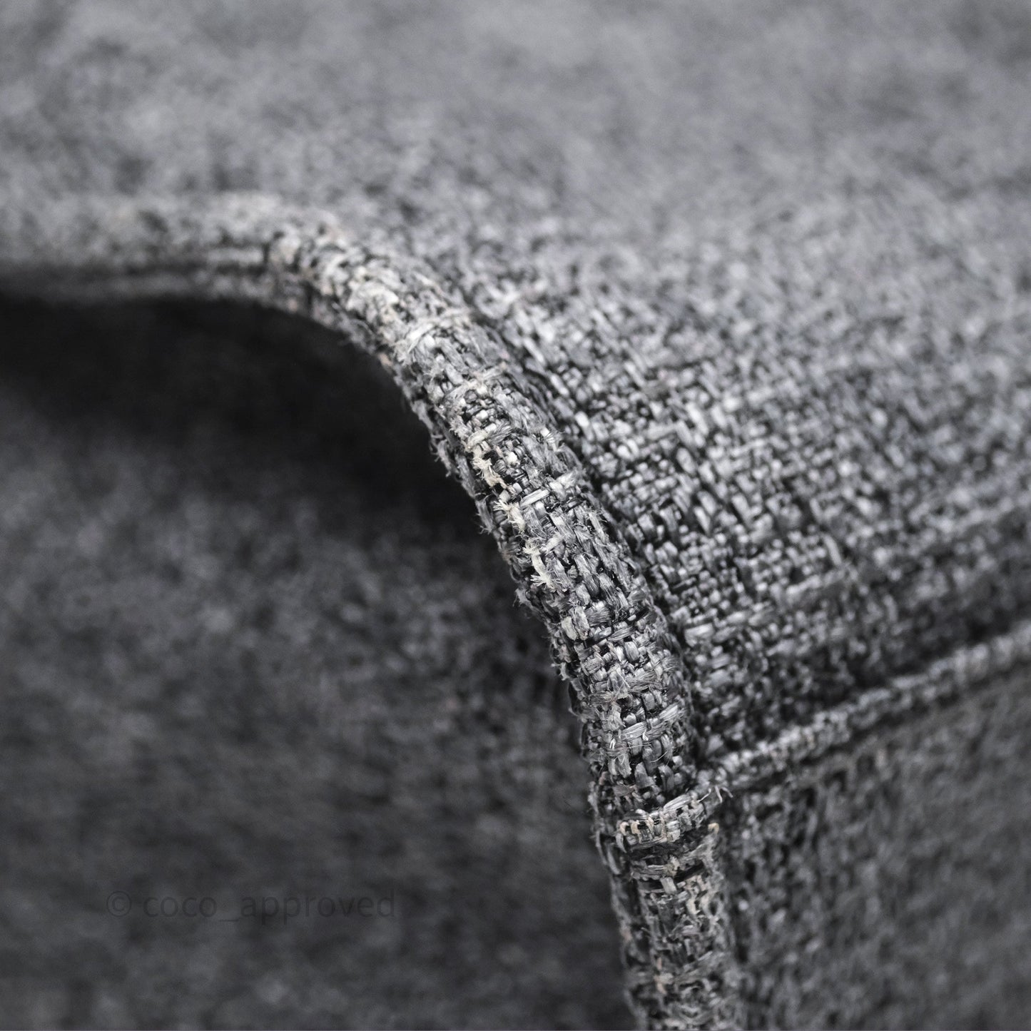 Chanel Medium Deauville Charcoal Grey Canvas