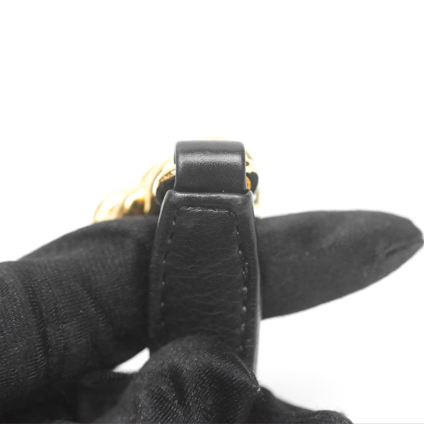 Chanel Small Underline Saddle Flap Bag Black Calfskin Gold Hardware