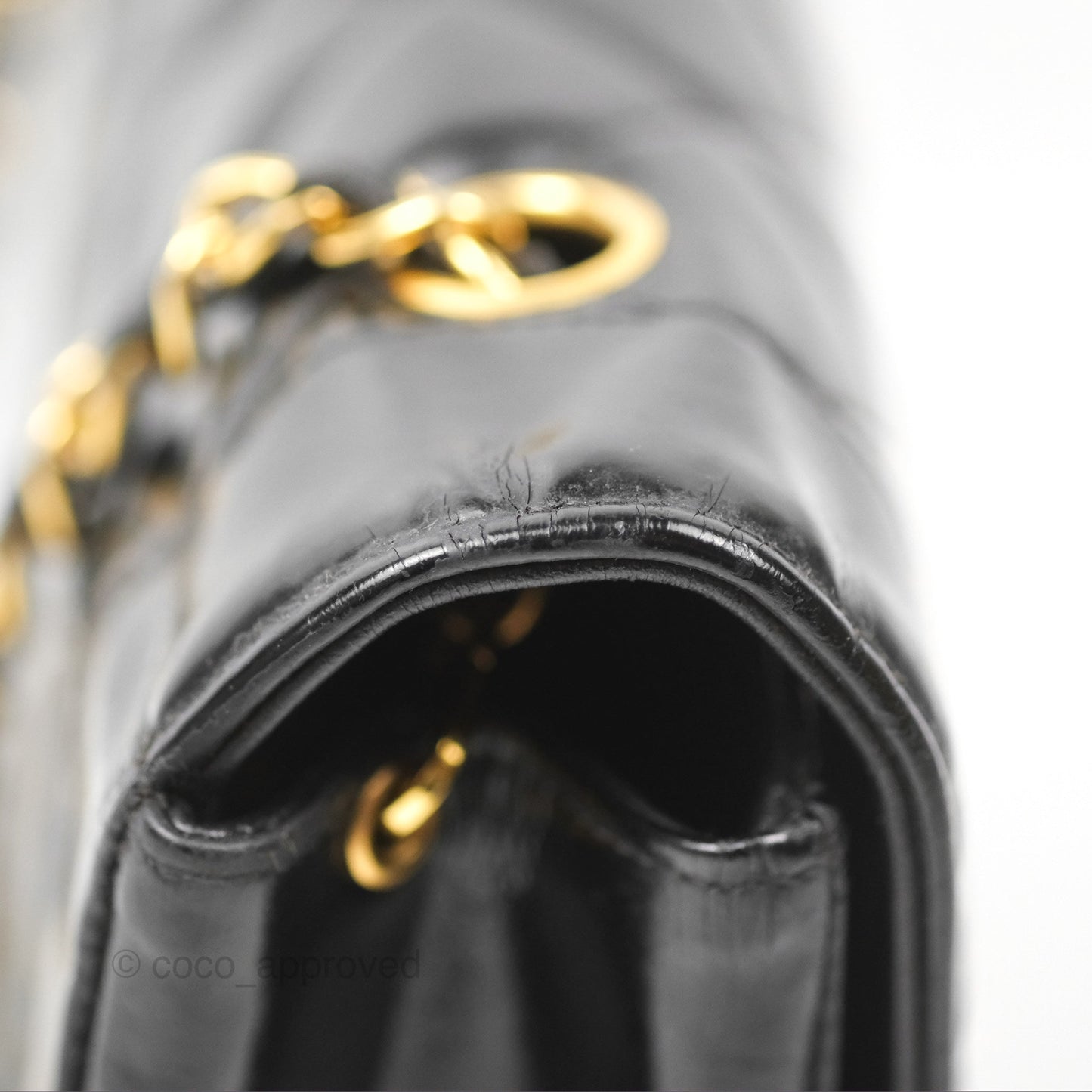 Chanel Vintage Quilted Medium Classic Diana Flap Bag Black 24K Gold Hardware