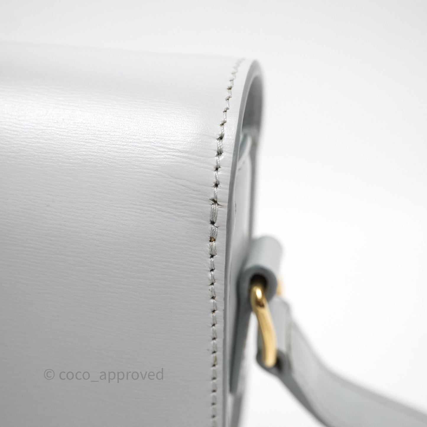 Celine Teen Besace Light Blue Shiny Calfskin