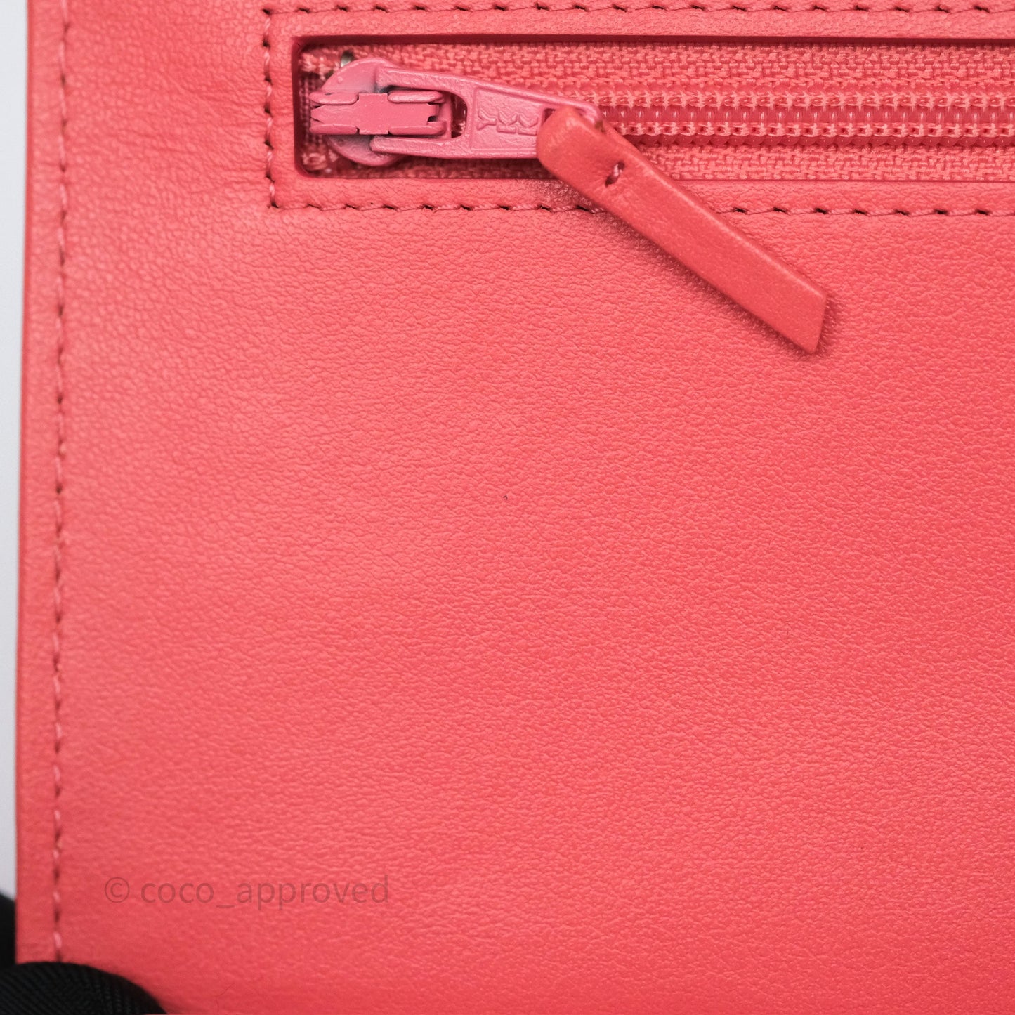 Chanel Boy Wallet on Chain WOC Quilted Dark Pink Caviar Aged Gold Hardware