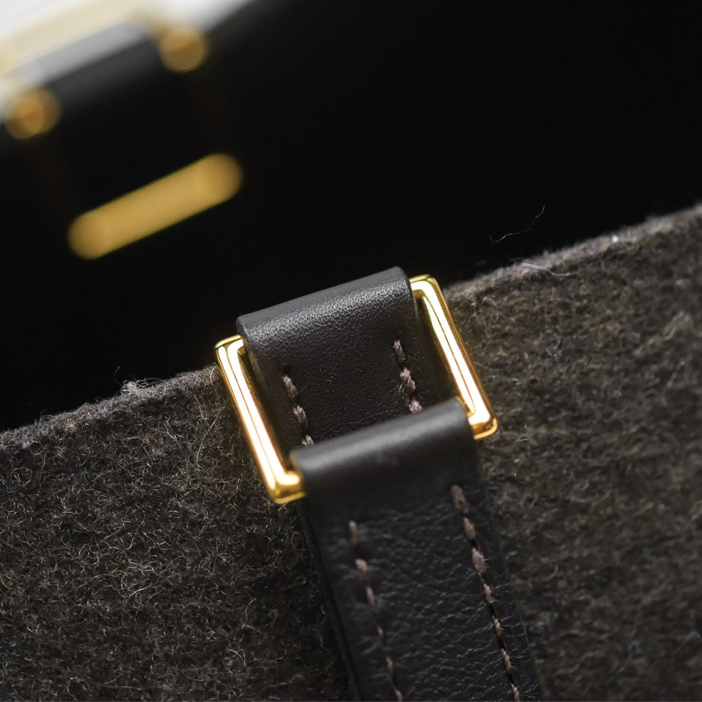 Hermès Picotin 18 Ebene 46 Wool Feutre Swift Gold Hardware