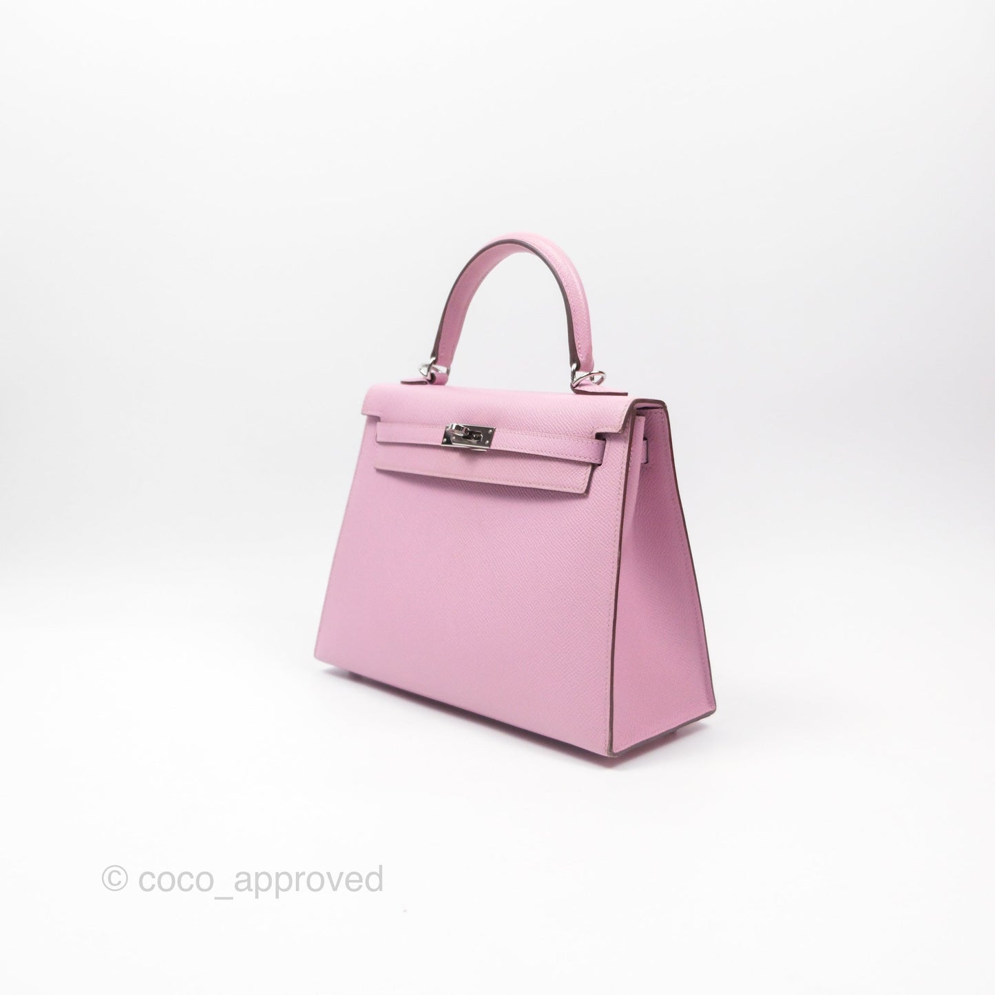 Hermès Sellier Kelly 25 Mauve Sylvestre X9 Epsom Palladium Hardware