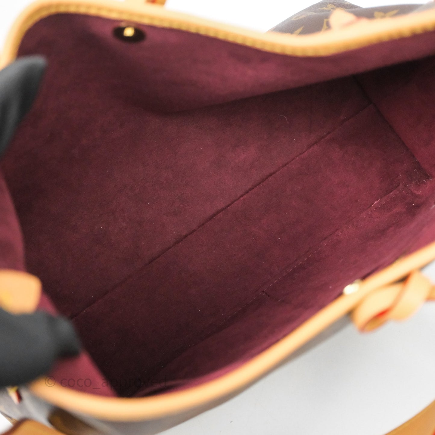 Louis Vuitton Carry All PM Shoulder Bag Monogram Canvas