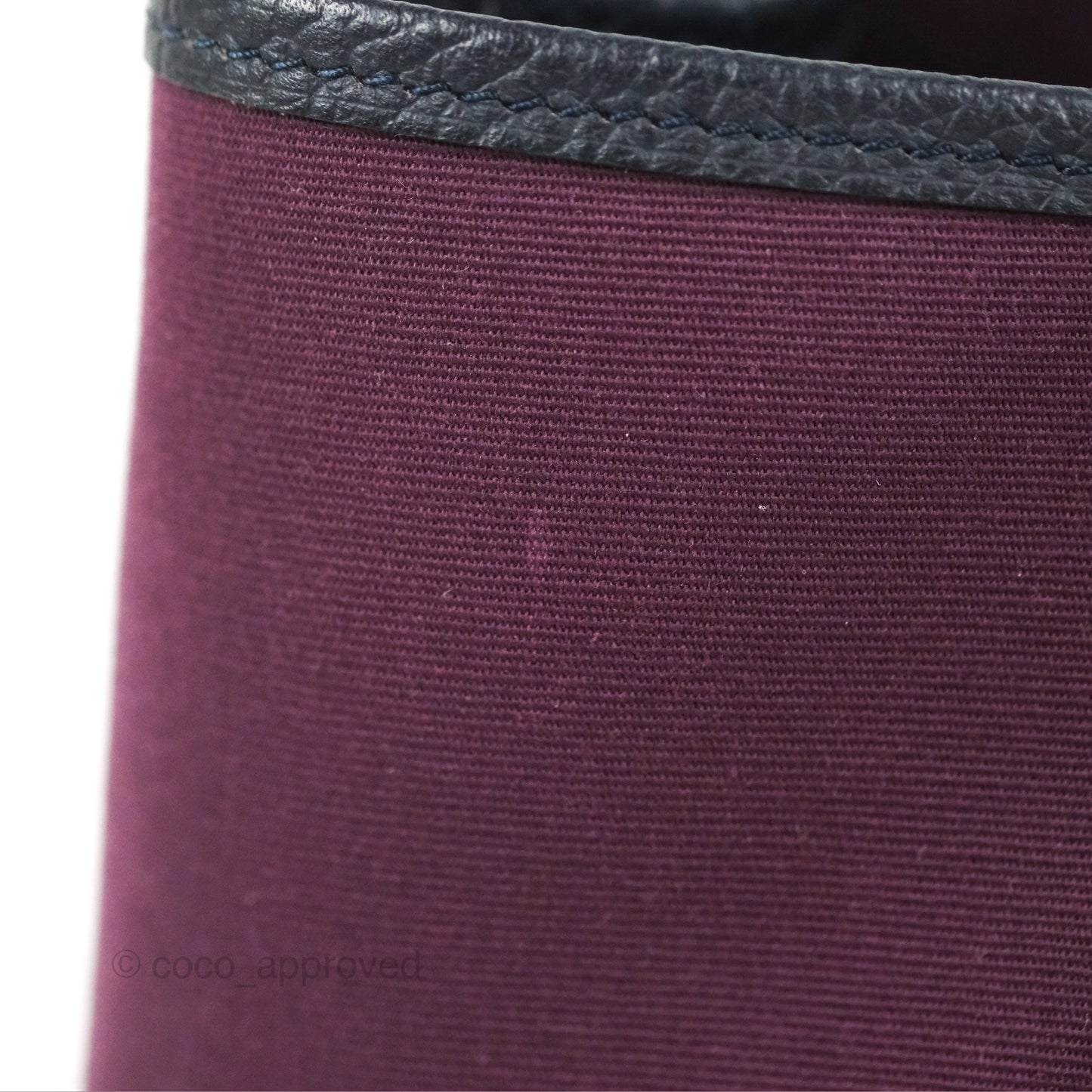 Hermes Garden Party 30 Cassis N5 / Bleu Nuit 2Z Country/Canvas