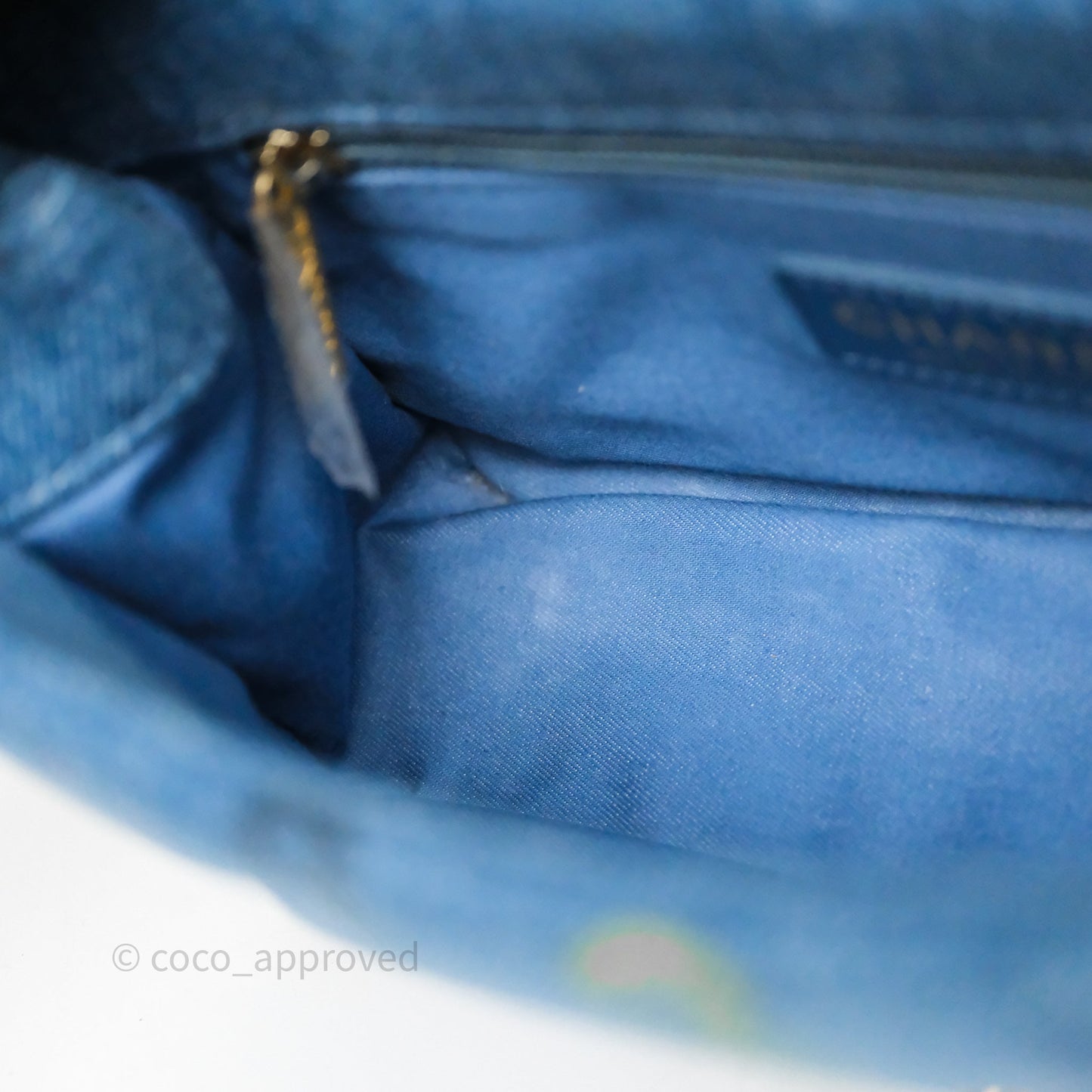 Chanel Small Denim Mood Flap Quilted Blue Multicolor