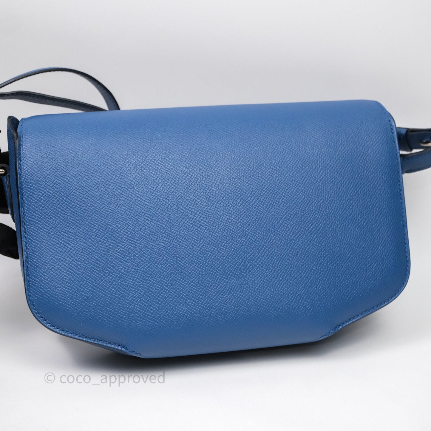 Hermès Cherche-Midi R2 Bleu Agate Epsom Palladium Hardware