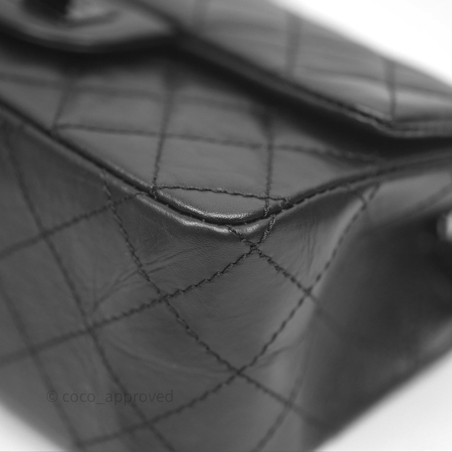Chanel Quilted Mini Reissue 224 So Black Calfskin