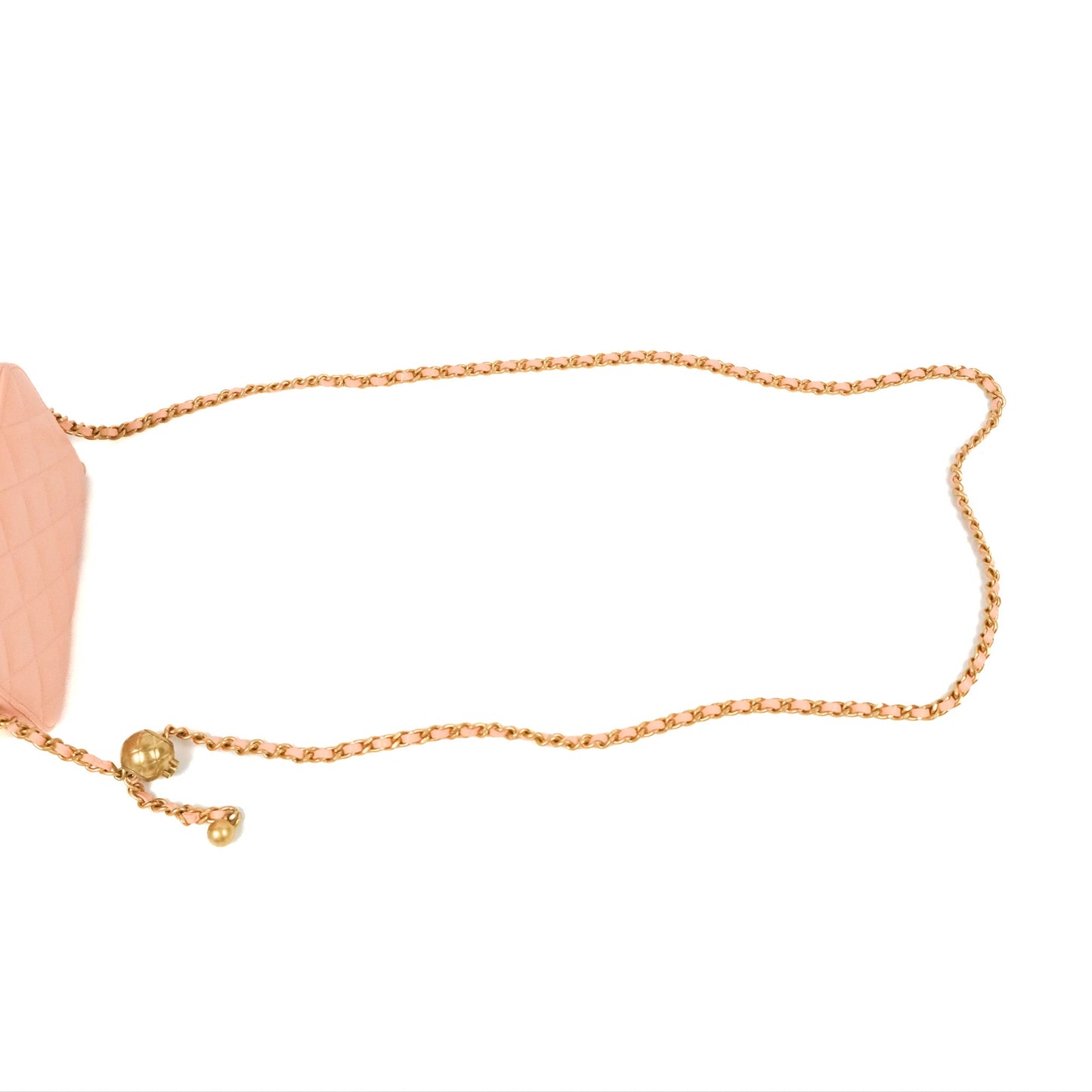Chanel Mini Pearl Crush Quilted Camera Case Orange Blair Lambskin Aged Gold Hardware
