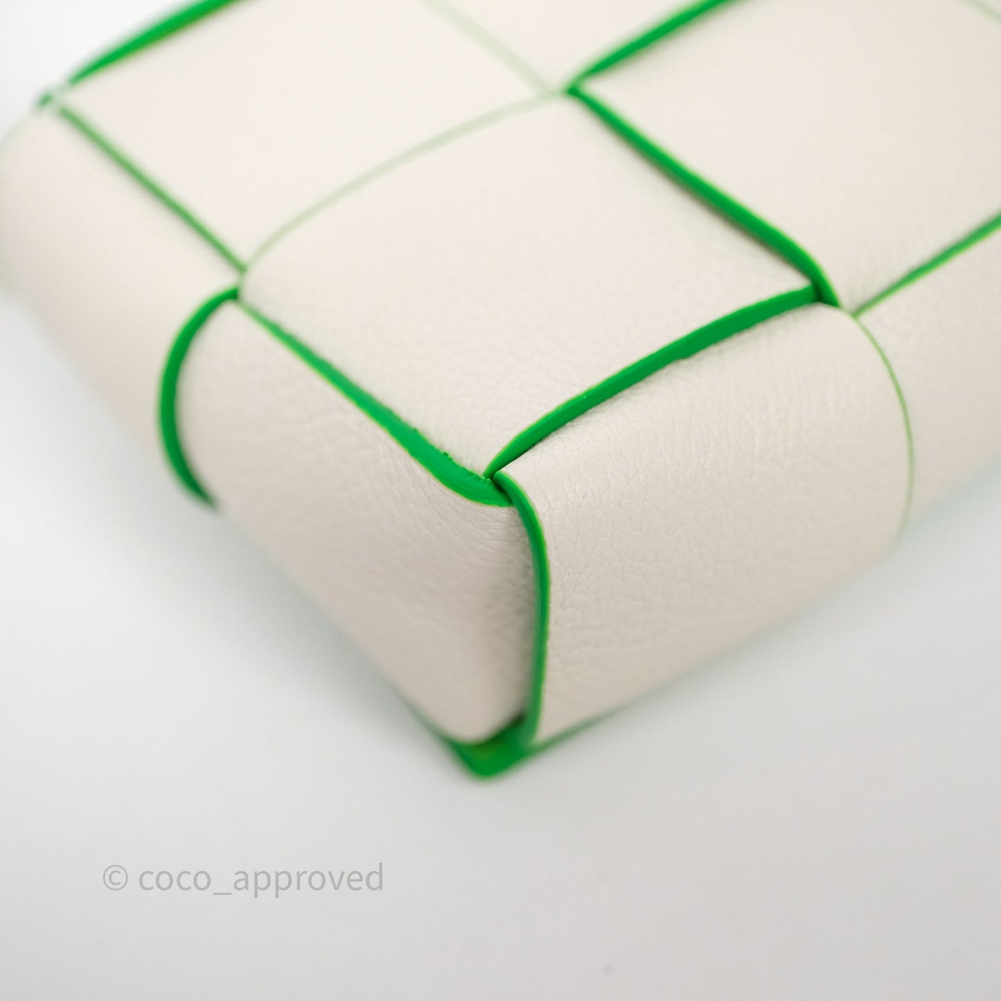 Bottega Veneta Cassette Mini Bag White/ Parakeet
