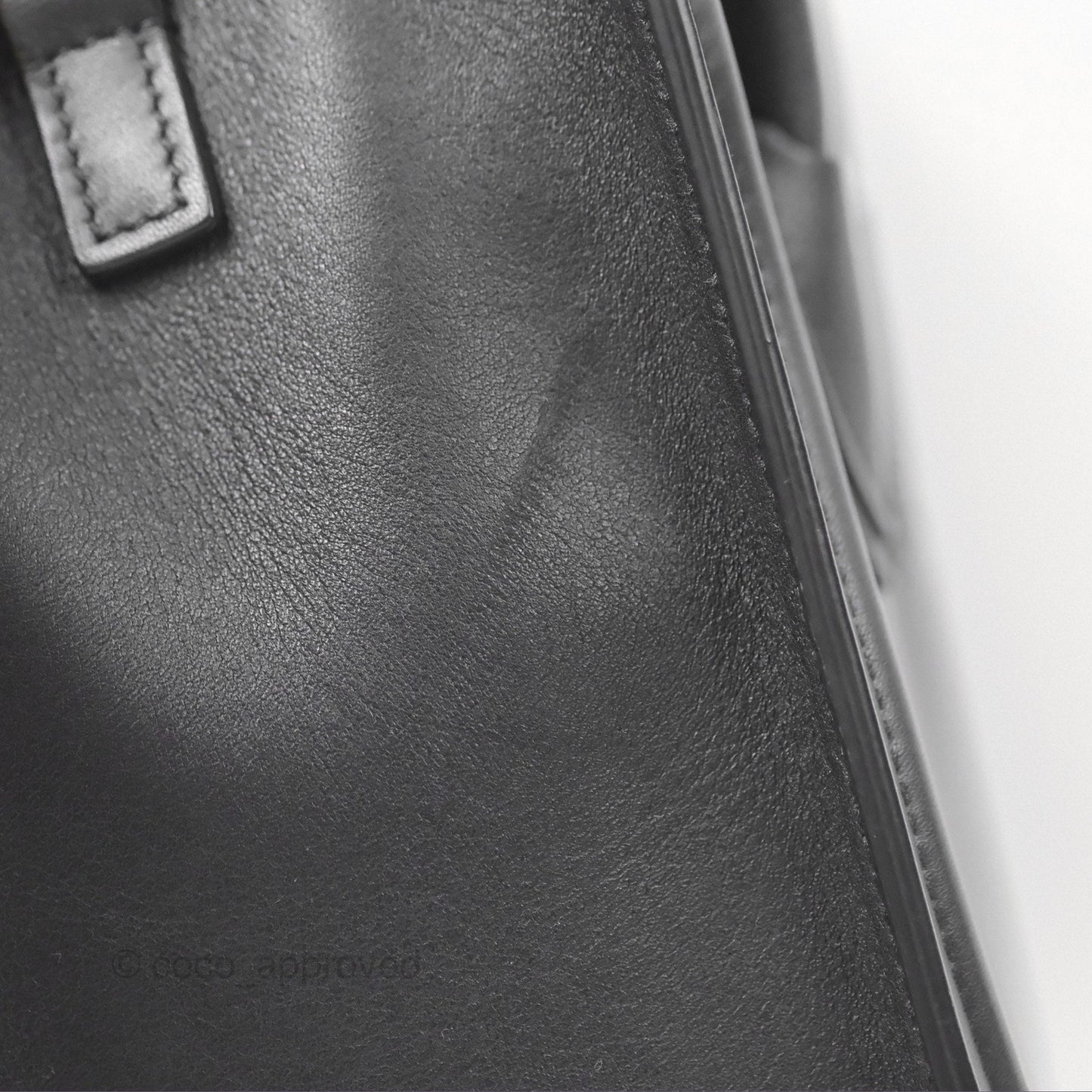 Celine Nano Luggage Bag Black Gold Hardware
