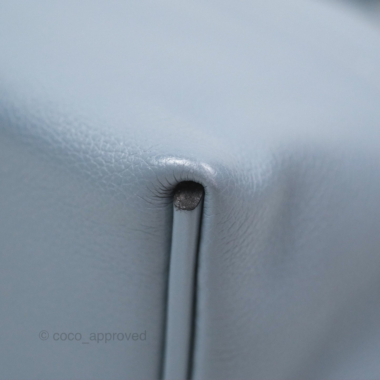 Hermès 24/24 21 Mini Bleu Lin J7 Evercolor/ Swift Gold Hardware
