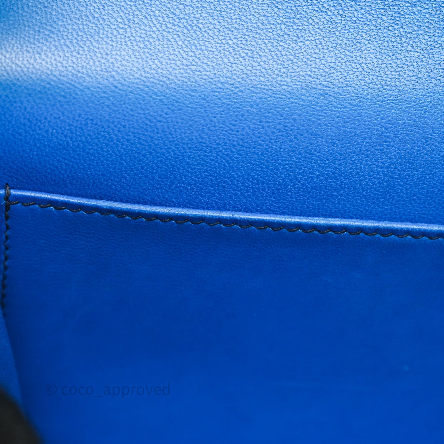 Hermès Constance Mini 18cm Bleu Izmir 7W Epsom Gold Hardware