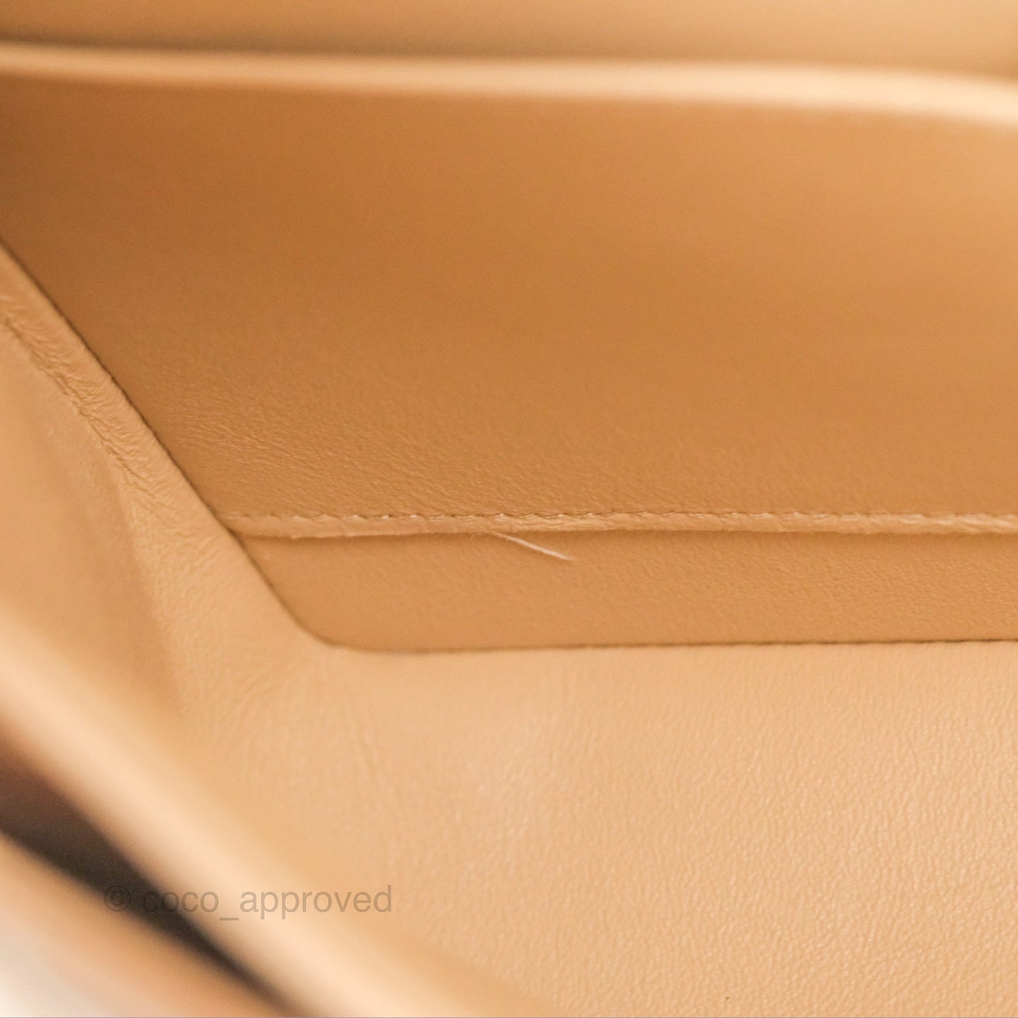 Chanel Classic M/L Medium Flap Quilted Beige Lambskin Gold Hardware