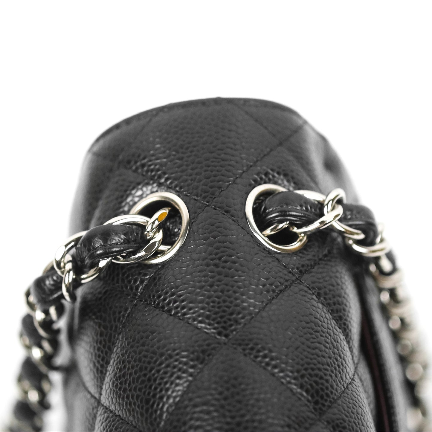 Chanel Jumbo Double Flap Black Caviar Silver Hardware⁣⁣