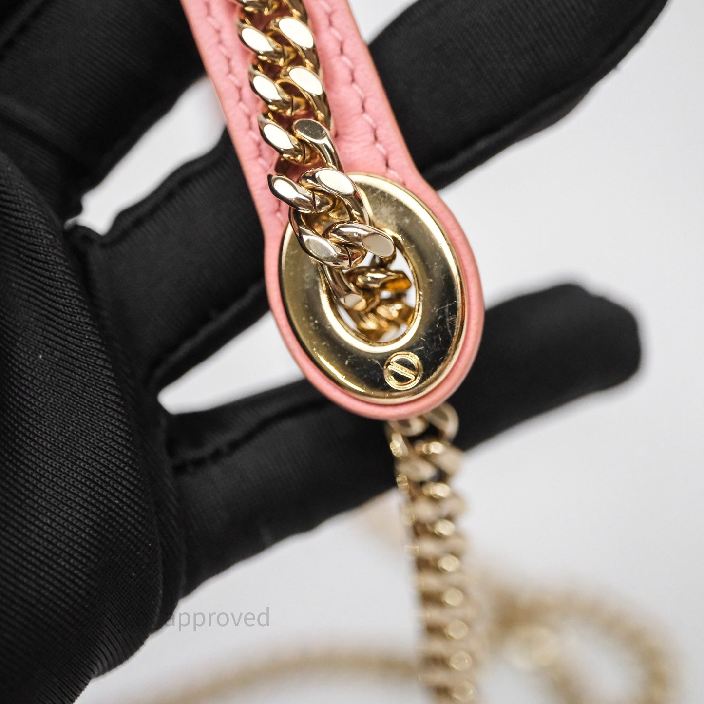 Christian Dior Mini Lady Dior My ABCDior Bag Pink Cannage Lambskin Gold Haardware