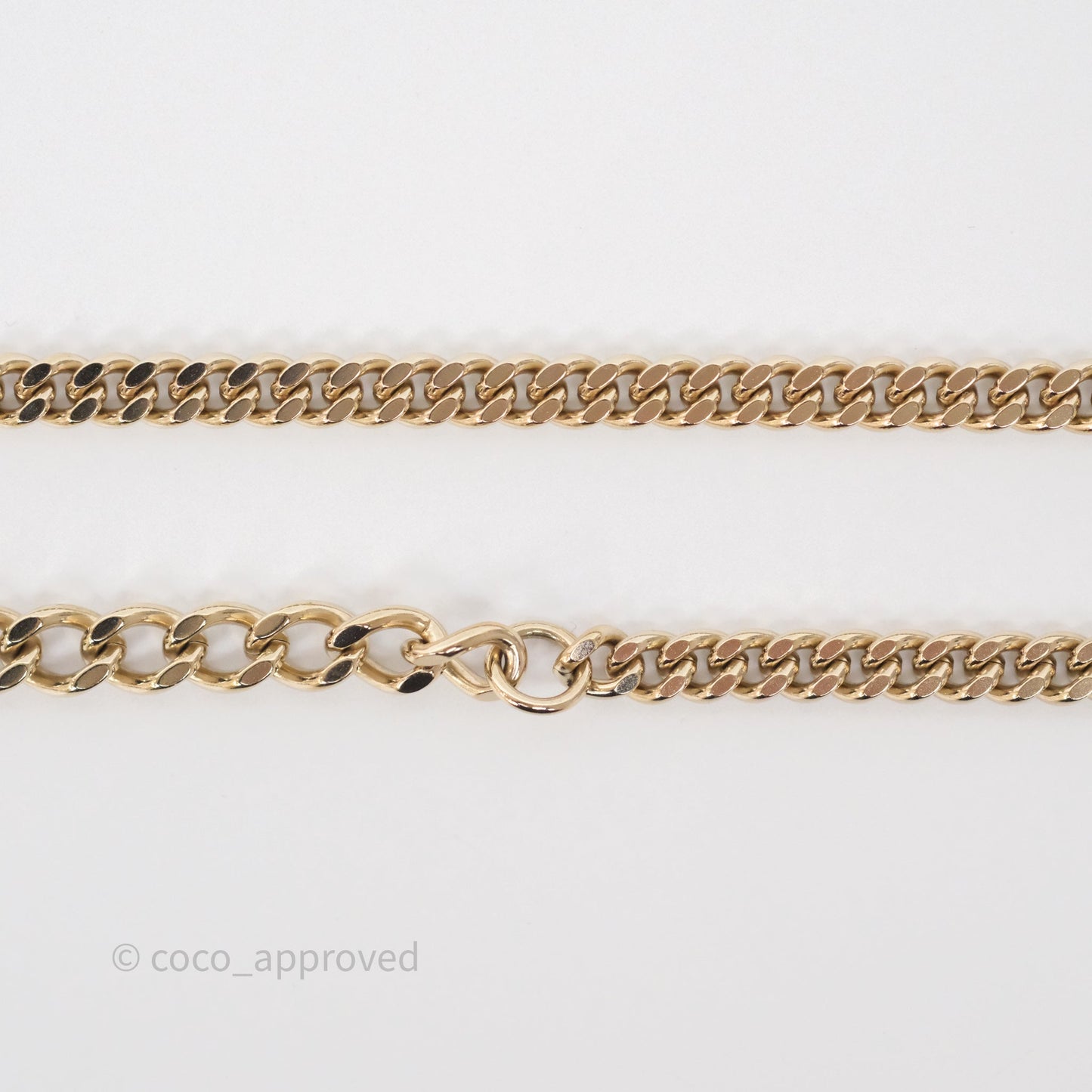 Chanel Crystals CC Chain Belt Gold Tone 22S