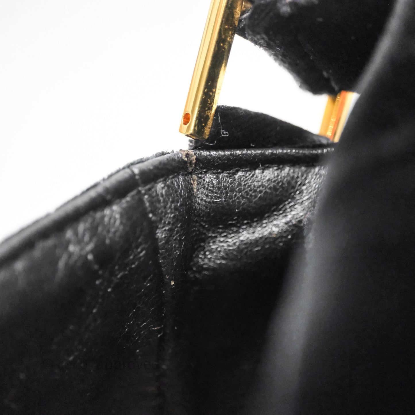 Chanel Vintage Mini Flap Bag Black Velvet Gold Hardware
