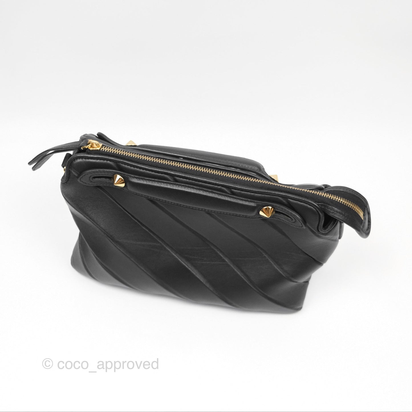 Fendi Medium By The Way Vit. Dolce Bag Black