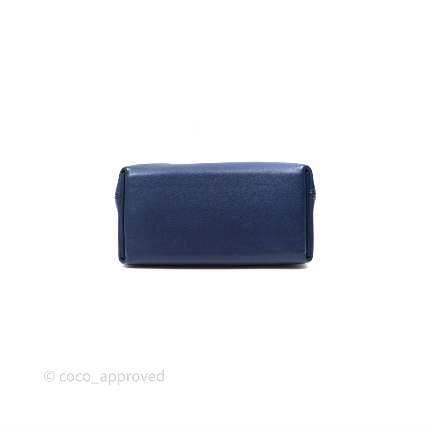 Hermès 24/24 21 Mini Bleu Saphir 73/ Bleu Indigo 76/ Bleu France 71 Evercolor/ Swift Palladium Hardware