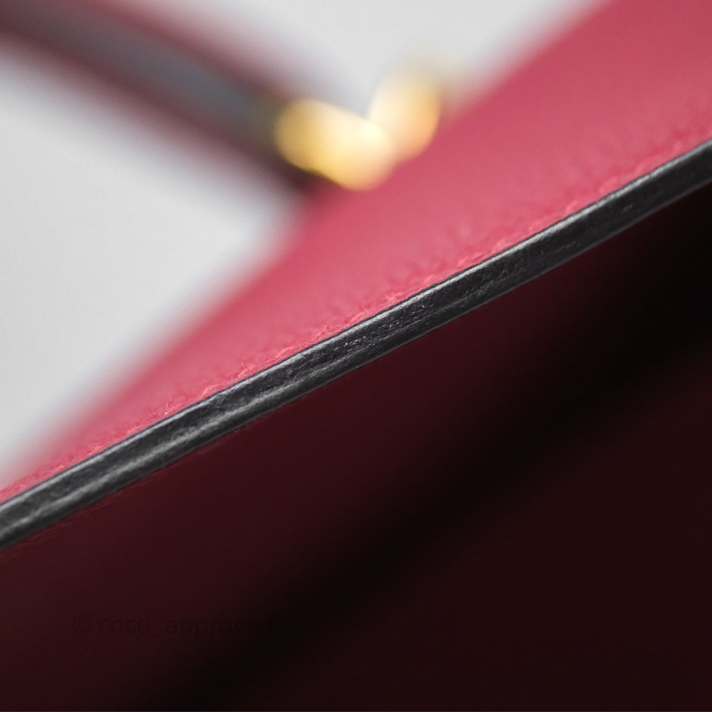 Hermès Kelly 32 Retourne Rouge Grenat K1 Togo Gold Hardware