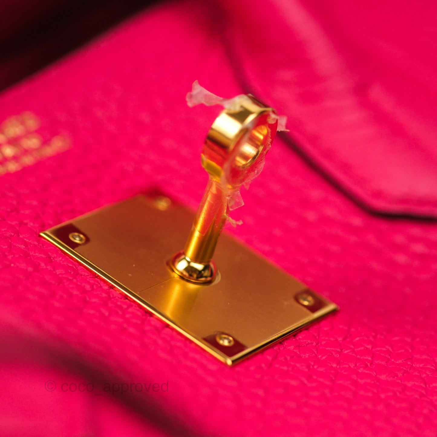 Hermès Birkin 30 Retourne I6 Rose Extrême Clemence Gold Hardware