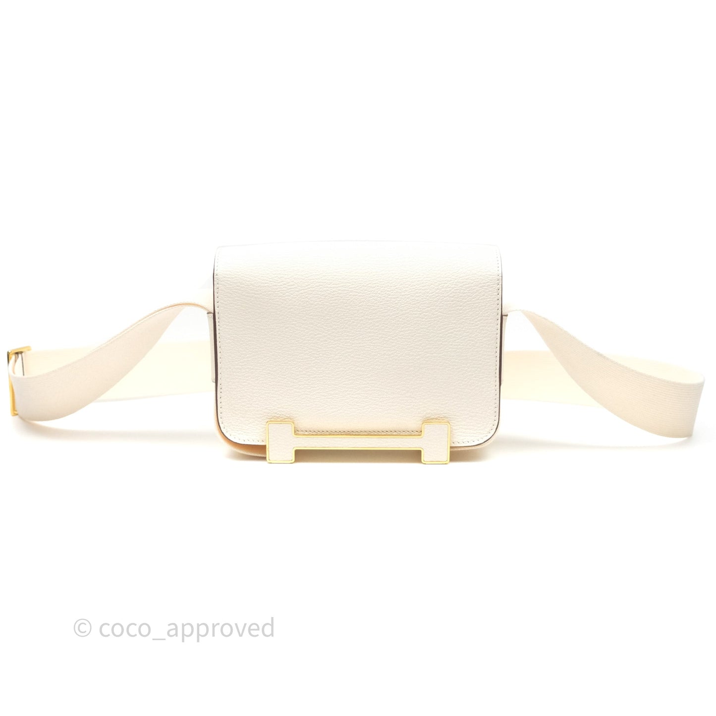 Hermès Geta Bag Nata I2 Chevre Mysore Gold Hardware