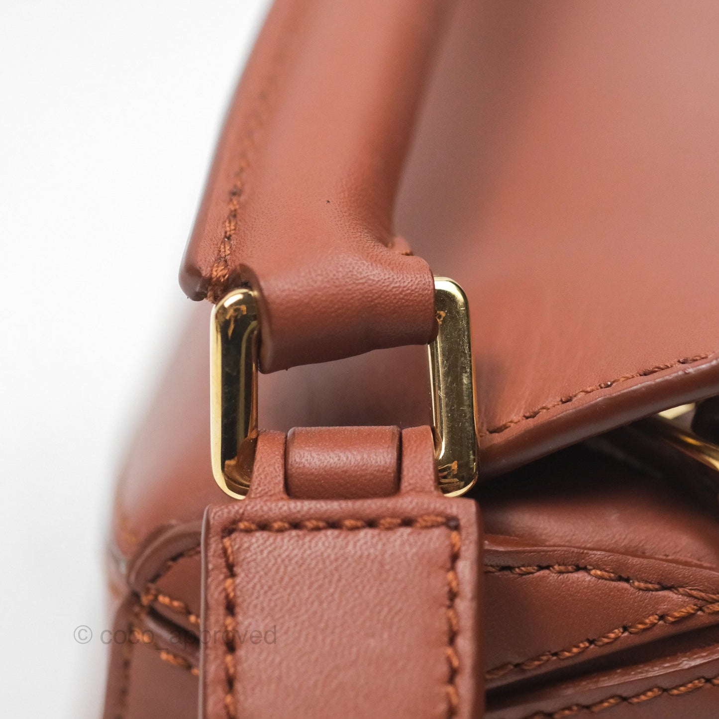 Loewe x Howls Moving Mini Puzzle Bag Tan Calfskin Gold Hardware