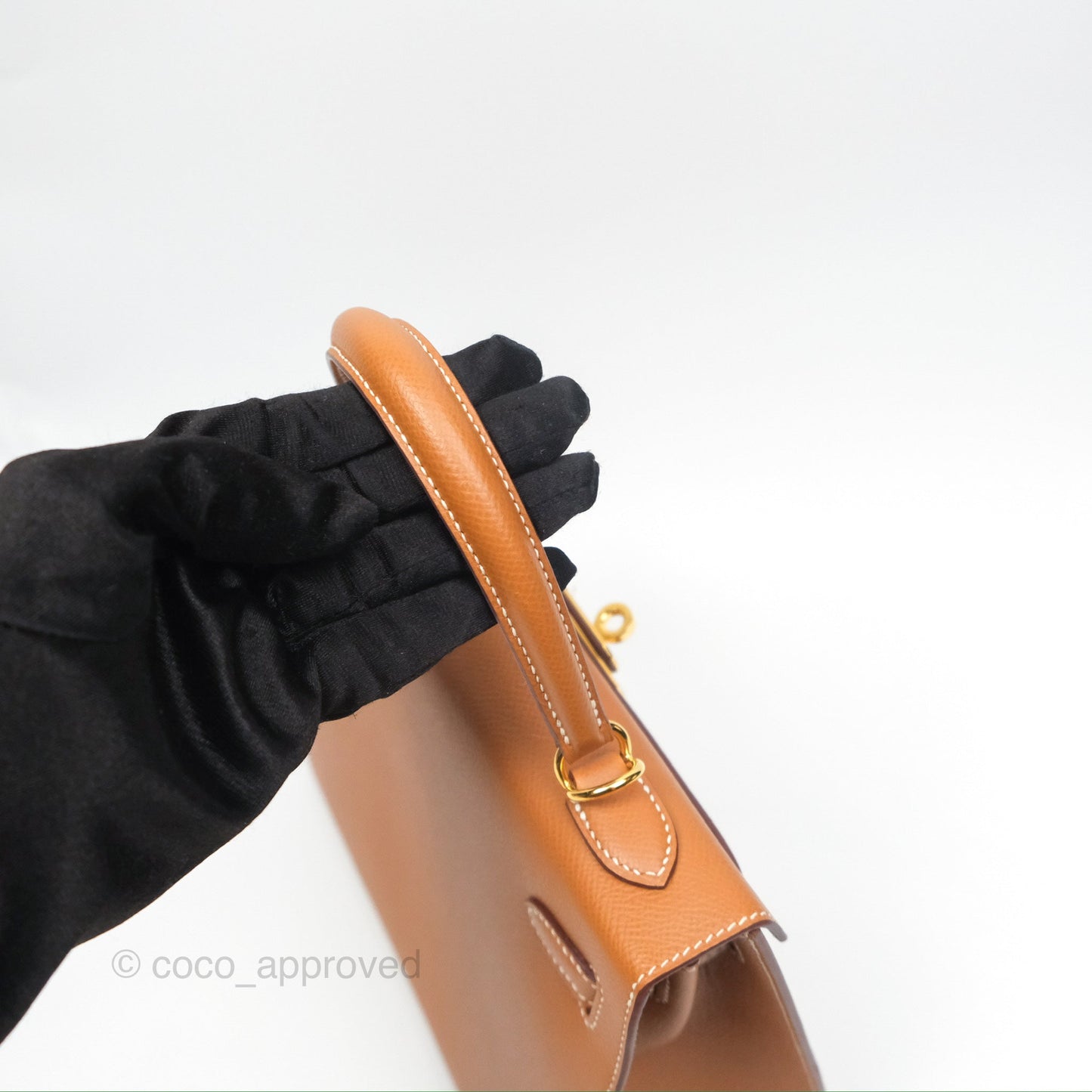 Hermès Kelly 25 Sellier Gold Epsom Gold Hardware