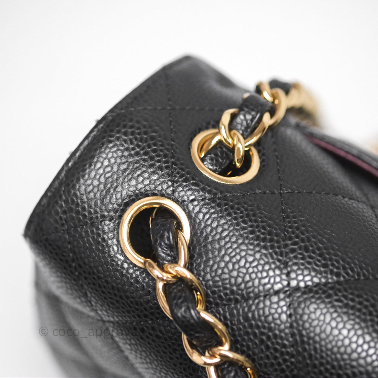 Chanel Jumbo Double Flap Black Caviar Gold Hardware⁣⁣