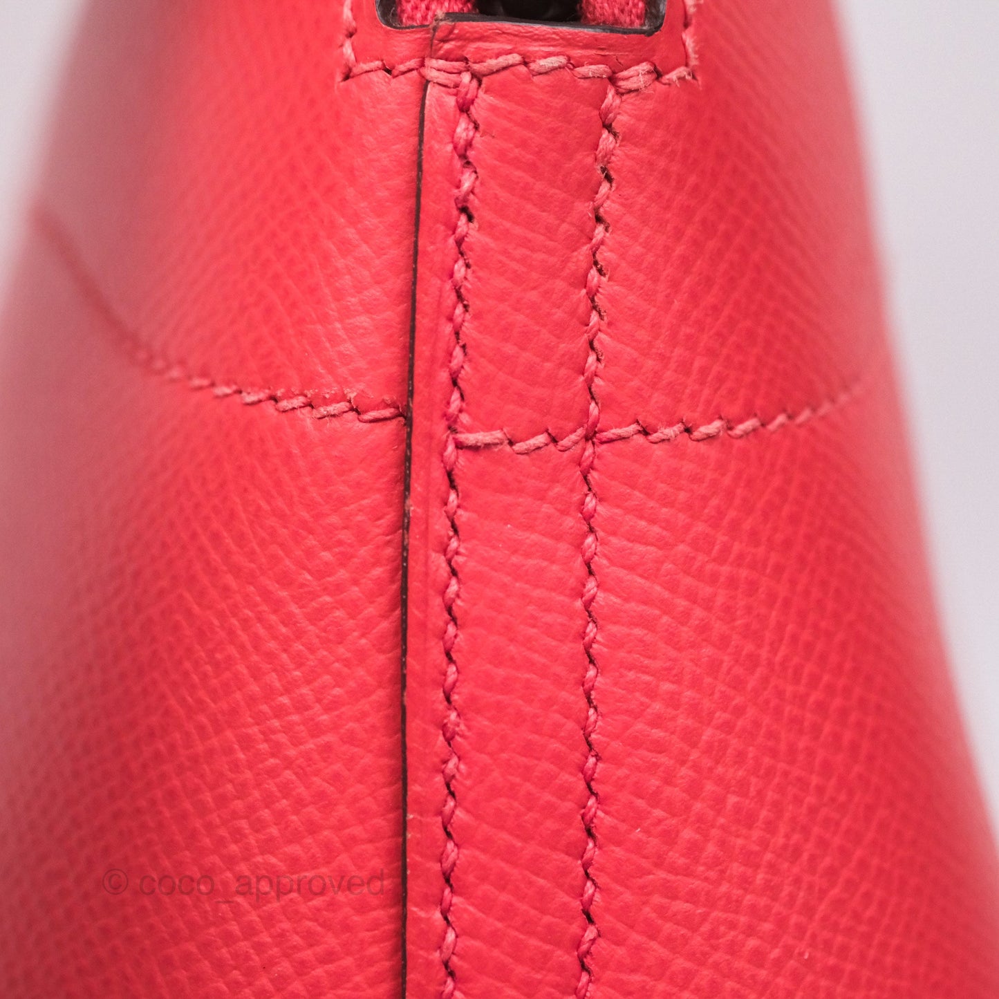 Hermès Bolide 27 Rose Jaipur T5 Epsom Palladium Hardware