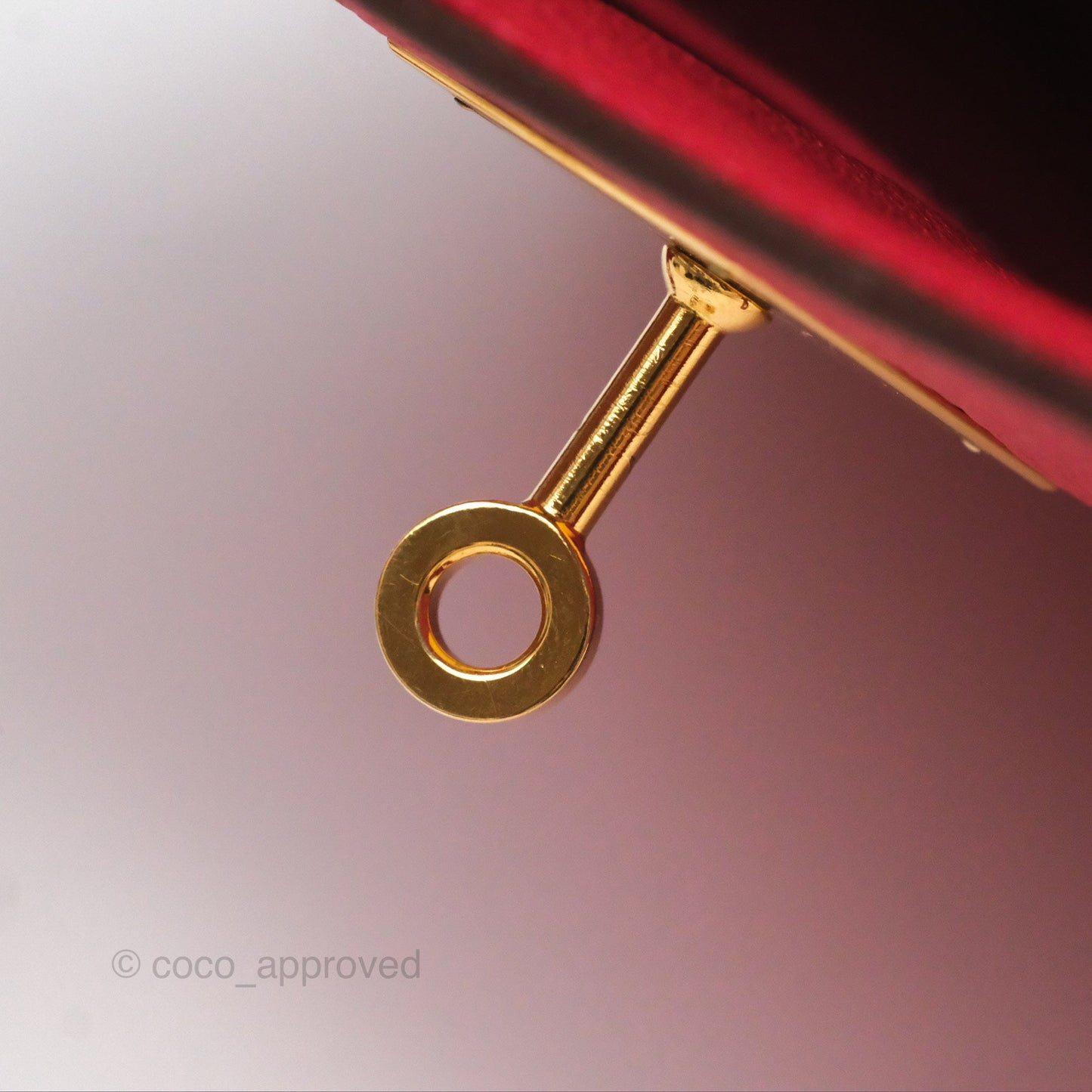 Hermès Kelly 28 Retourne Rouge Tomate S5 Clemence Gold Hardware