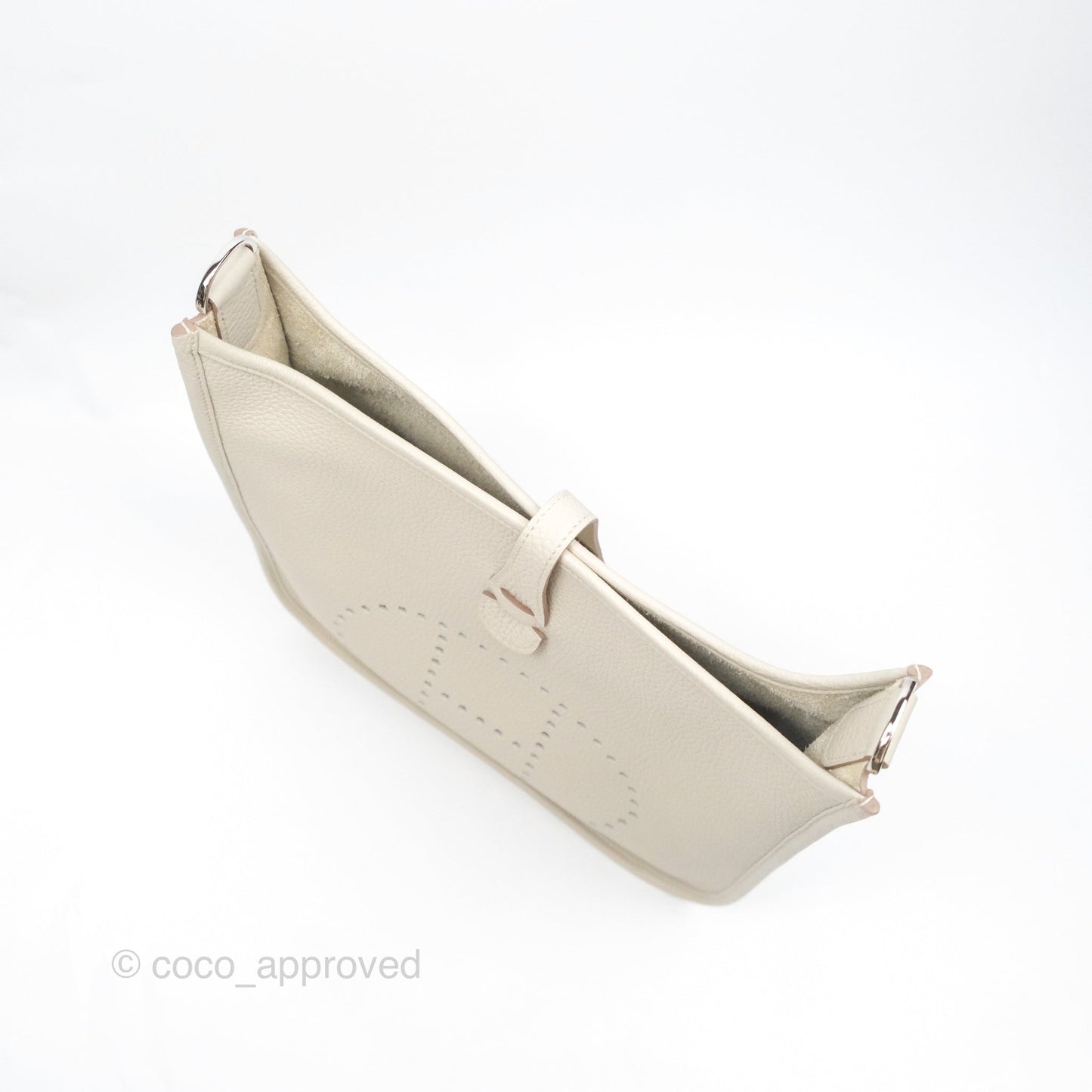 Hermes Evelyne III 29 Beton Clemence Palladium Hardware