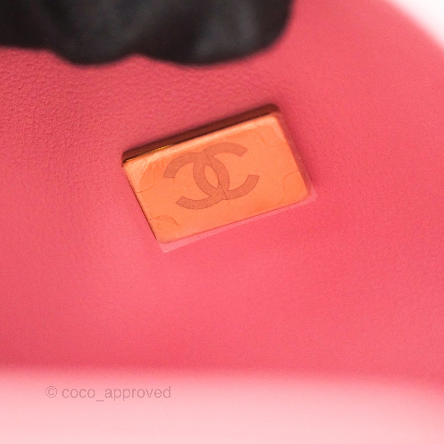 Chanel Small Classic Flap Quilted Sakura Pink Caviar Gold Hardware 22C
