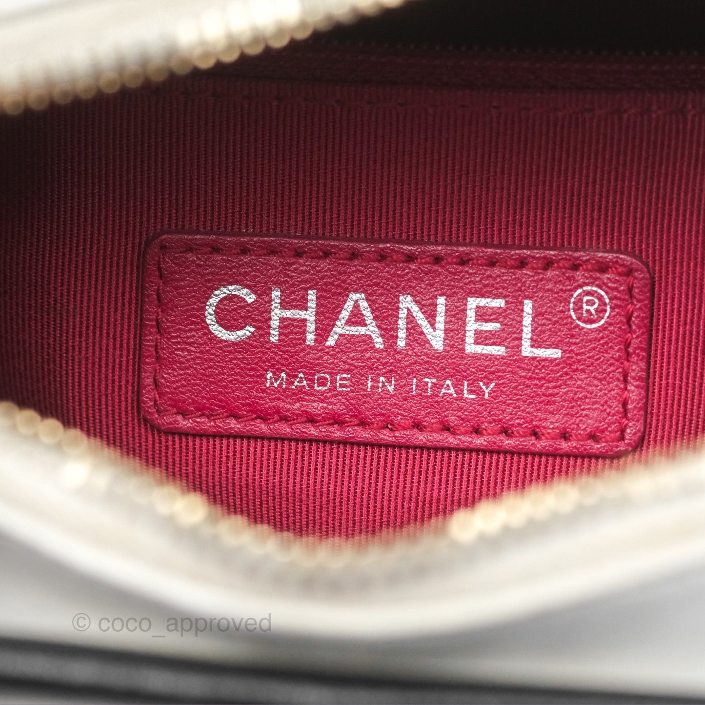 Chanel Small Gabrielle Hobo Quilted Black White Aged Calfskin
